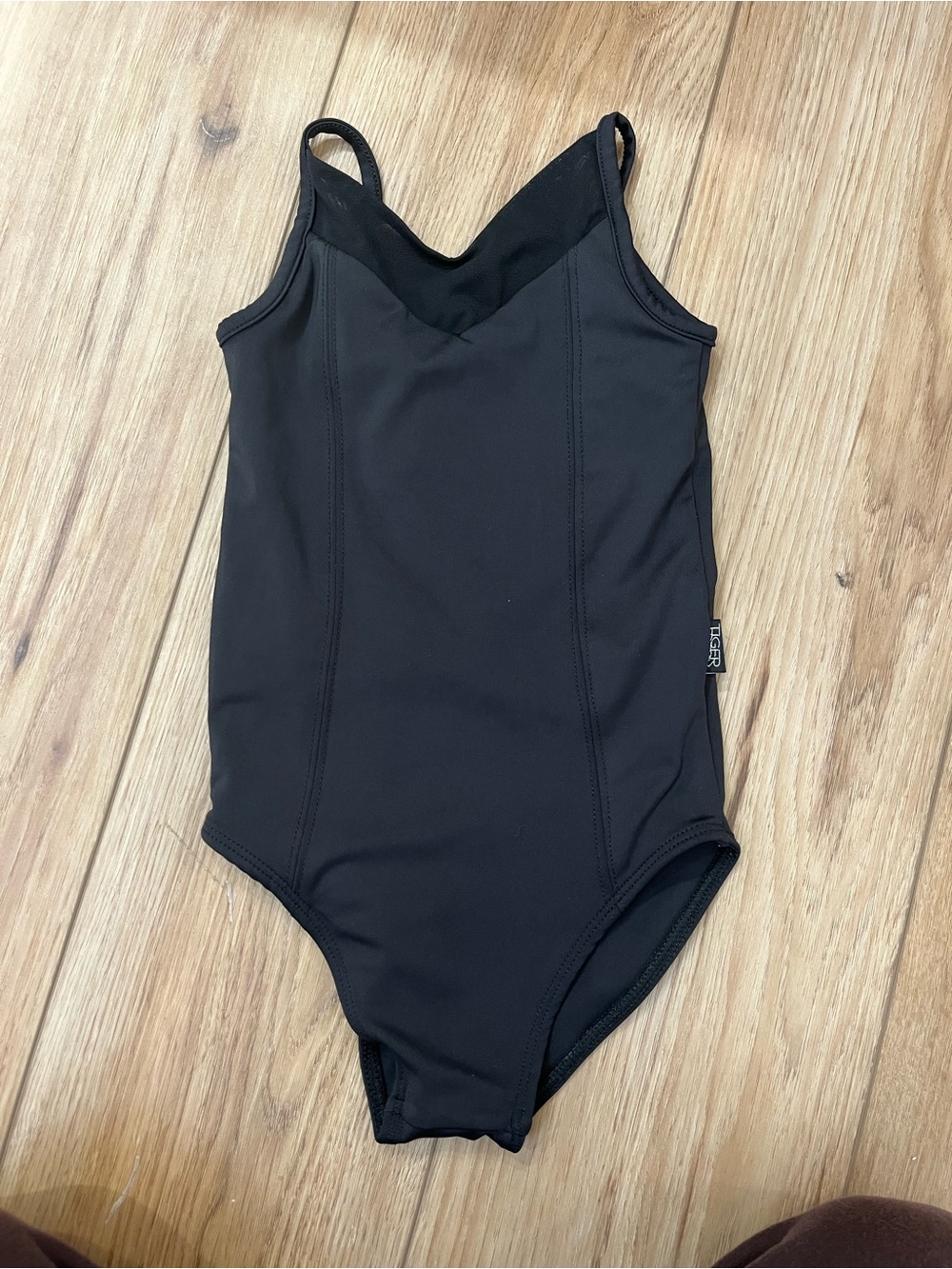Tiger Friday Black Dance Leotard - Child Medium
